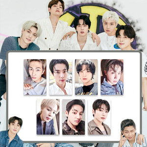 Set de 7 piezas Kpop Jungkook V <span class=keywords><strong>Jimin</strong></span> 12th Army Kit Photocards Jin RM J-Hope Suga Tarjetas Lomo de doble cara, Tarjetas postales de <span class=keywords><strong>moda</strong></span>, Regalos para fans - Product Image 4