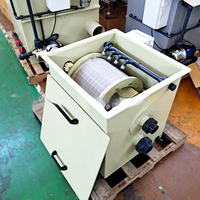 Machine de microfiltration à tambour rotatif pour bassin à poissons, moteur, rouleau PP, filtration à contre-courant, filtre à eau circulante, boîte en plastique, poids 100 kg, durée de vie 5 ans et plus