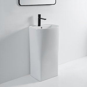 Nuovo design piedistallo <span class=keywords><strong>lavabo</strong></span> <span class=keywords><strong>lavabo</strong></span> <span class=keywords><strong>lavabo</strong></span> <span class=keywords><strong>lavabo</strong></span> <span class=keywords><strong>bagno</strong></span> in ceramica lavelli con piedistallo - Product Image 2