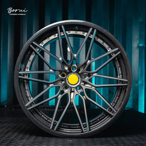 ล้อคาร์บอนไฟเบอร์ G30 F30 สำหรับรถยนต์นั่งส่วนบุคคล ขนาด 22 นิ้ว แบบฟอร์จ สำหรับรถแข่ง ประสิทธิภาพสูง ล้อแบบ 2 ชิ้น - Product Image 4