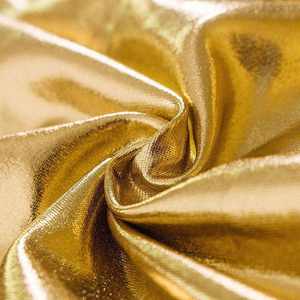 Funda de Silla Metálica Dorada de Spandex Elástico Grueso Personalizada, Duradera, Reutilizable y Lavable para Uso en Hoteles, Banquetes y Bodas - Product Image 5