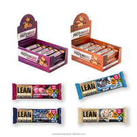 Boîte de présentation en carton pour collations au détail avec impression personnalisée Boîte de présentation en carton pour collations Boîte d'emballage pour biscuits gommeux pour barre énergétique pour collations