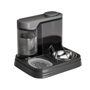 Distributeur de nourriture pour chats et chiens 2-en-1 OEM en PP, grande capacité, distributeur automatique de nourriture et bol d'eau pour animaux de compagnie, vente en gros du fabricant - Product Image 1