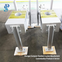 Pièces usinées de haute précision pour l'industrie de la métallurgie, de la fusion et de la transformation des métaux, certifiées ISO, en acier au carbone personnalisé, pour coupe-fils et glissières de portail