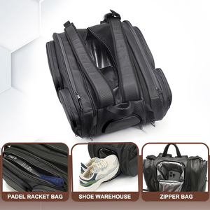 Zaino Impermeabile per <span class=keywords><strong>Racchette</strong></span> da Pickleball con Ampio Scomparto per Scarpe, <span class=keywords><strong>Borsa</strong></span> per <span class=keywords><strong>Racchette</strong></span> da Padel e Pickleball, Vendita all'Ingrosso - Product Image 4