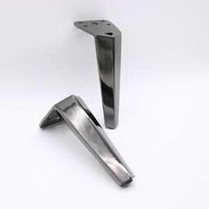 Patas de Sofá Negras/Doradas, Herrajes para Muebles, Patas de Hierro para Sofá, Reposapiés Negro - Product Image 6