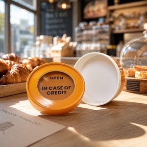 Caja <span class=keywords><strong>de</strong></span> Embalaje Redonda para Pastel <span class=keywords><strong>de</strong></span> <span class=keywords><strong>Queso</strong></span> con Logotipo Personalizado, <span class=keywords><strong>de</strong></span> Calidad Alimentaria, con Ventana Transparente y Tapa Desechable para Pastelería - Product Image 5