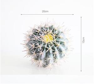 Mur végétal artificiel émotionnel, plantes décoratives d'aspect naturel, étiquette personnalisée, grande plante artificielle de cactus pour chambre à coucher - Product Image 2