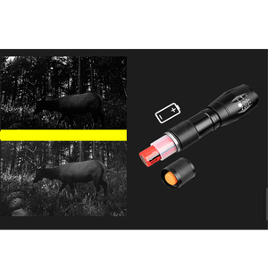 Linterna LED Telescópica con Zoom Personalizada de Fábrica, Luz Potente, 5 Modos, para Camping al Aire Libre, de Aleación, Portátil, de Mano - Product Image 3