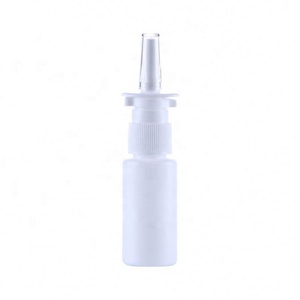 1oz Nasal <b>Spray</b> <b>Bottle</b> Mist Sprayer - <b>Empty</b> Refillable Amber Plastic Atomizer and Reusable Nose Sprayer for Nasal Medication - Product Image 1