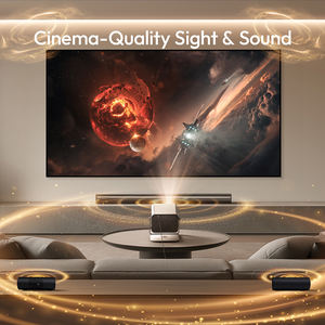 Pantalla de Proyección de Marco Fijo de Cristal Gris de Alta Calidad HD 8K de 100/120/133/150 Pulgadas, Pantalla de Proyección de Pared con Formato 16:9 - Product Image 3