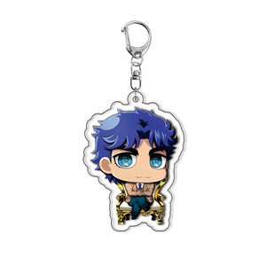 6 nouveaux porte-clés en acrylique transparent de haute qualité, inspirés de l'anime JOJO, avec Giorno Giovanna et <span class=keywords><strong>Bruno</strong></span> Bucciarati, pour sacs à dos - Product Image 3