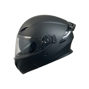 OEM Customized <strong>DOT</strong> <strong>Certification</strong> Matted Black Flip up Motorcycle <strong>Helmets</strong> Back for Fearless Knight Safety Protection - Product Image 1