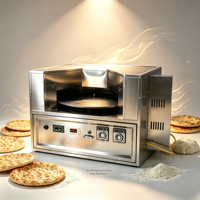 Four à pain rotatif automatique pour pita, machine à pain arabe commerciale, mini-machine à fabriquer du pain