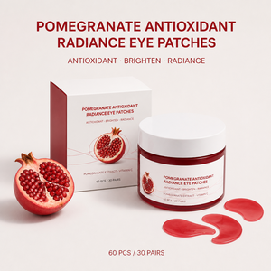 Patchs Hydrogel Antioxydants Personnalisés OEM à la Grenade Éclaircissants <span class=keywords><strong>pour</strong></span> Cernes et Teint Terne – Soins des <span class=keywords><strong>Yeux</strong></span> – Produits de Soin de la Peau – 60 Pièces - Product Image 2