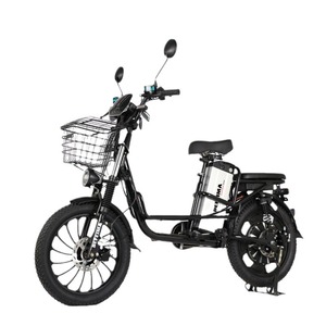 จักรยานไฟฟ้า Monster 60v 21Ah ผลิตในจีนโดยผู้ผลิตดั้งเดิม 500W 800W 1000W จักรยานไฟฟ้าไฮบริดสำหรับขนส่งอาหารและพัสดุ - Product Image 3