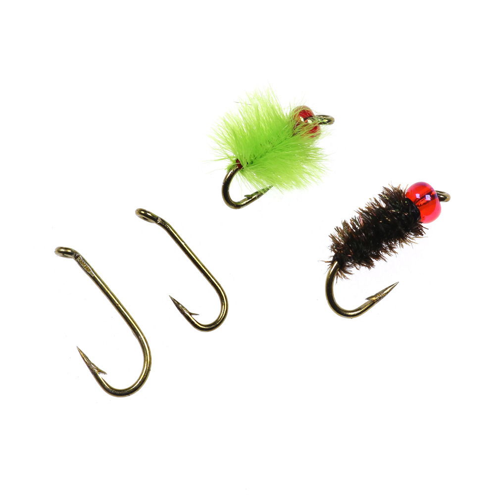 0312　釣り具　釣具　フライ　フィッシング　フライ　いくつか使って 残り１０個 フライフィッシングフック8 # /10 # /12 # /14 # /16 # 18 # 20