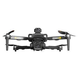 Mini <span class=keywords><strong>drone</strong></span> RC professionnel avec deux caméras 4K pliables Quadricoptère 1 km avec rétroéclairage LED Télécommande pour la pêche Application - Product Image 1