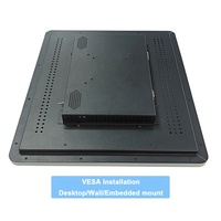 Monitor de Pantalla Táctil LED Capacitiva de 19 Pulgadas con Marco Metálico, Pantalla Táctil 3M ELO Negra Personalizable para Juegos que Funcionan con Monedas