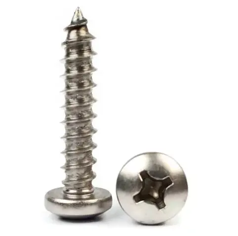 Cabeça de panela pozi de aço inoxidável, 8x3/4 "(4.2x19mm), parafusos auto-tapping