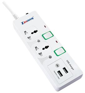Enchufe de extensión universal con 6 salidas de CA e interruptor individual con cargador USB tipo C <span class=keywords><strong>IEC</strong></span> extremo hembra BS extremo macho - Product Image 4