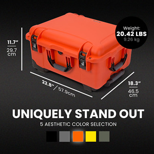 Muestra gratis al por mayor de espuma EVA personalizable estuche impermeable a prueba de golpes y a prueba de polvo con cremallera para herramientas carcasa dura - Product Image 2