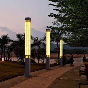 <b>Solar</b> Waterproof Chinese Courtyard <b>Pillar</b> <b>Light</b> IP65 Retro Landscape Garden Lamp for Villa Lawn Pathway - Product Image 2