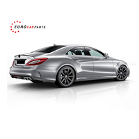 Embouts d'échappement de diffuseur arrière pour CLS Class W218 Old Upgrade to New LCI CLS63 Style 2011-2018 Body Kit Lip Car Bumpers
