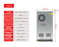 Fuente de alimentación conmutada de fábrica caliente SONYANG LRS 12V 15W 50W 60W 100W 146W 200W 250W 350W 500W 12V 24V 48V AC a DC SMPS