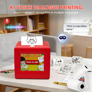HZTZ 1806 Wireless Children's Mini AI <strong>Sticker</strong> Box <strong>Printer</strong> 58mm <strong>Paper</strong> 203dpi 1200mAh Battery SDK Supported in Stock - Product Image 1