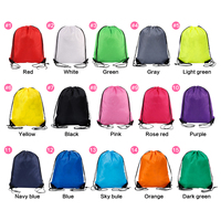 Sac à cordon en polyester personnalisé avec logo imprimé, sacs de sport à cordon pas chers, sacs de sport non tissés, sacs promotionnels pliables pour l'extérieur, réutilisables