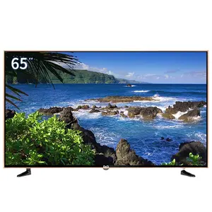 Okuma gemi televizyon fabrikası toptan HD 65 inç 2 + 16G düz ekran temperli cam patlamaya dayanıklı 4K Led akıllı Wifi TV