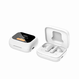 Auriculares inalámbricos de larga duración, auriculares estéreo con graves en la oreja con pantalla LED 4 ENC, auriculares con cancelación de ruido para <span class=keywords><strong>Android</strong></span> iOS - Product Image 2