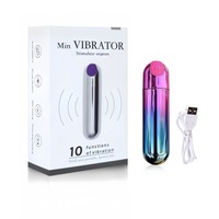 Wiederaufladbares Mini-Jumping-Ei mit starker Vibration, buntes Bullet-Vibrator-Sexspielzeug für Frauen
