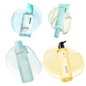 Série Numbnziub No.1 : <span class=keywords><strong>Sérum</strong></span> apaisant actif + Crème filtrante transparente SPF 50 + Tonique apaisant aux herbes + Huile nettoyante Easy Peasy - Product Image 1