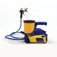 Semprotan Cat Tanpa Kabel dengan Motor Brushless dan Baterai Lithium Ringan, Bertekanan 3300PSI Kelas Industri