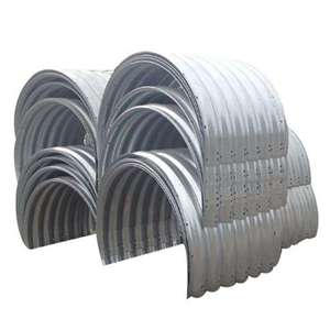 Servicios de Soldadura de Tuberías de Acero Galvanizado Corrugado de Diámetro Igual y Alta Resistencia para Alcantarillas, con Curvado y Corte - Product Image 5