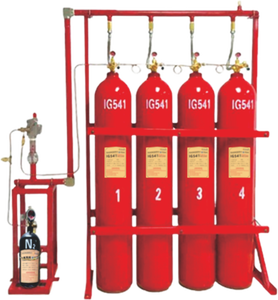 IG541อัตโนมัติก๊าซเฉื่อยไนโตรเจนดับเพลิงอุปกรณ์หลายกระบอกสูบ - Product Image 1