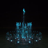 Meilleure fontaine musicale dansante, idéale pour la décoration de l'ameublement aquatique des jardins dans les hôtels, restaurants et villas
