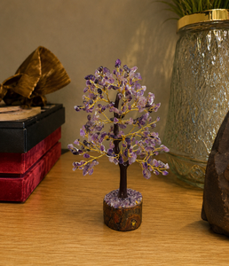 Árbol de Cuentas de Amatista Natural al por Mayor, 300 Cuentas, Gema de Cristal, Artículo Decorativo para Decoración del Hogar e Interiores - Product Image 1