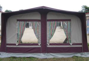 Toldo de lona TC para porche de caravana con revestimiento de PU, marco de acero, toldo para caravana - Product Image 6