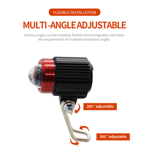 Projecteur LED blanc jaune <span class=keywords><strong>auxiliaire</strong></span> antibrouillard pour moto, accessoire pour vélo tout-terrain ATV 4x4 - Product Image 3