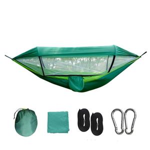 Parasol Dormir Balançoire Confort Portable Parachute <span class=keywords><strong>Camping</strong></span> En Plein Air Camper Hamacs avec Moustiquaire Couverture - Product Image 3