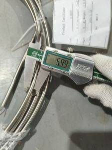 Cavo Termocoppia di Alta Qualità Tipo <span class=keywords><strong>K</strong></span>/<span class=keywords><strong>S</strong></span>/B 0.5-12mm con Guaina Metallica MI, 2-6 Conduttori, Isolamento Minerale - Product Image 5