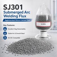 Fluks Pengelasan Busur Terendam SJ301 Berkinerja Tinggi Tipe Silikon-Kalsium Aglomerasi untuk Struktur Baja & Pengelasan Sambungan Boiler