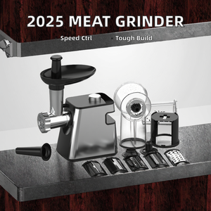 רב תכליתיים נירוסטה בשר חשמלי מטחנת נקניק יצרנית מהירות משתנה 1 שנה אחריות תפעול בטוח ביתי - Product Image 3