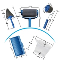 Kit de peinture Paint Runner Pro, 8 pièces/ensemble, vente chaude, simplement couler et peindre, transformez n'importe quelle pièce en quelques minutes, type sans couture, rouleau