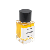 Baide - Botellas de Perfume Vacías Cuadradas de Lujo Personalizadas, 30 ml, 50 ml, 100 ml, Botella de Perfume Transparente con Caja de Embalaje