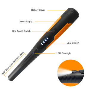 Vòng que dò kim loại với màn hình LED âm thanh/rung/âm thanh & rung AA pin 9V không thấm nước IP68 - Product Image 2