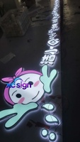 Enseigne lumineuse LED 3D personnalisée en acrylique, compatible HomeKit, avec transformateur et télécommande, pour devantures de magasins, bureaux, salons de beauté, commerces et maisons